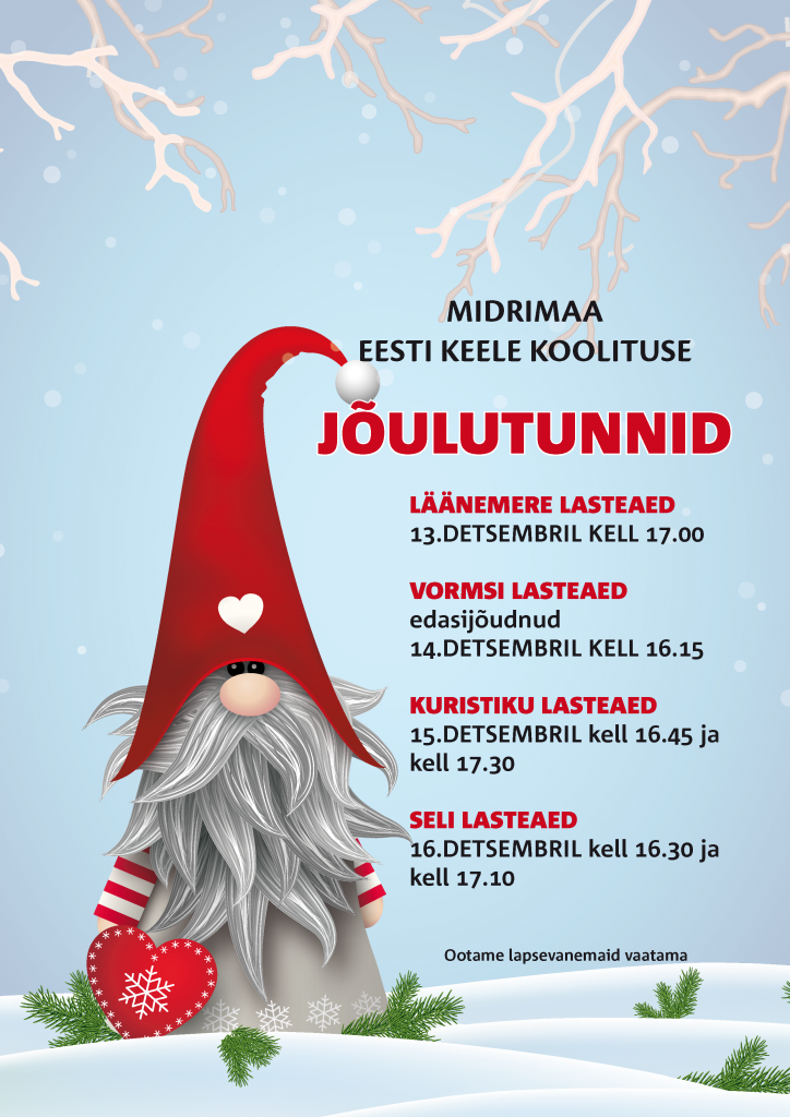 Eesti keele jõulutunnid 2016